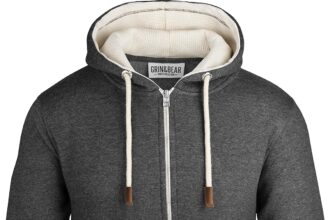 Grin&Bear Felpa Uomo Giacca Uomo Felpa con Cappuccio Cappuccio Foderato all'Interno GEC490