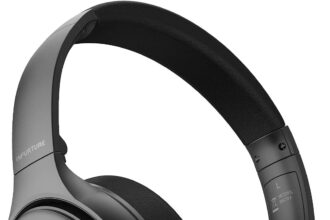 INFURTURE Cuffie cancellazione Attiva Rumore, Cuffie Bluetooth,Cuffi senza fili TV,Over Ear,90 Ore di ripr,Bassa latenza, Cuscinetti in Memory Foam, da Viaggio e per l’Ufficio a casa