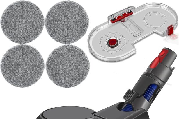 Italdos Spazzola Turbo Motorizzata Lavapavimento compatibile per Dyson V8 V10 V11 V7 Aspira Lava Lucidatura Pavimento Marmo Legno compreso Panno in Microfibra e Serbatoio per Acqua