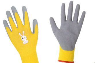 KARELLS Guanti da Giardinaggio per Bambini, Guanto da Giardino per Bambini, 8 – 10 anni Guanti da Lavoro per Bambini per Ragazzi e Ragazze