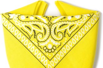...KARL LOVEN Bandane 100% cotone per donna uomo Bambini fazzoletto da collo bandana originale motivo paisley copricapo sciarpa per capelli collo polso testa cravatta motociclista…