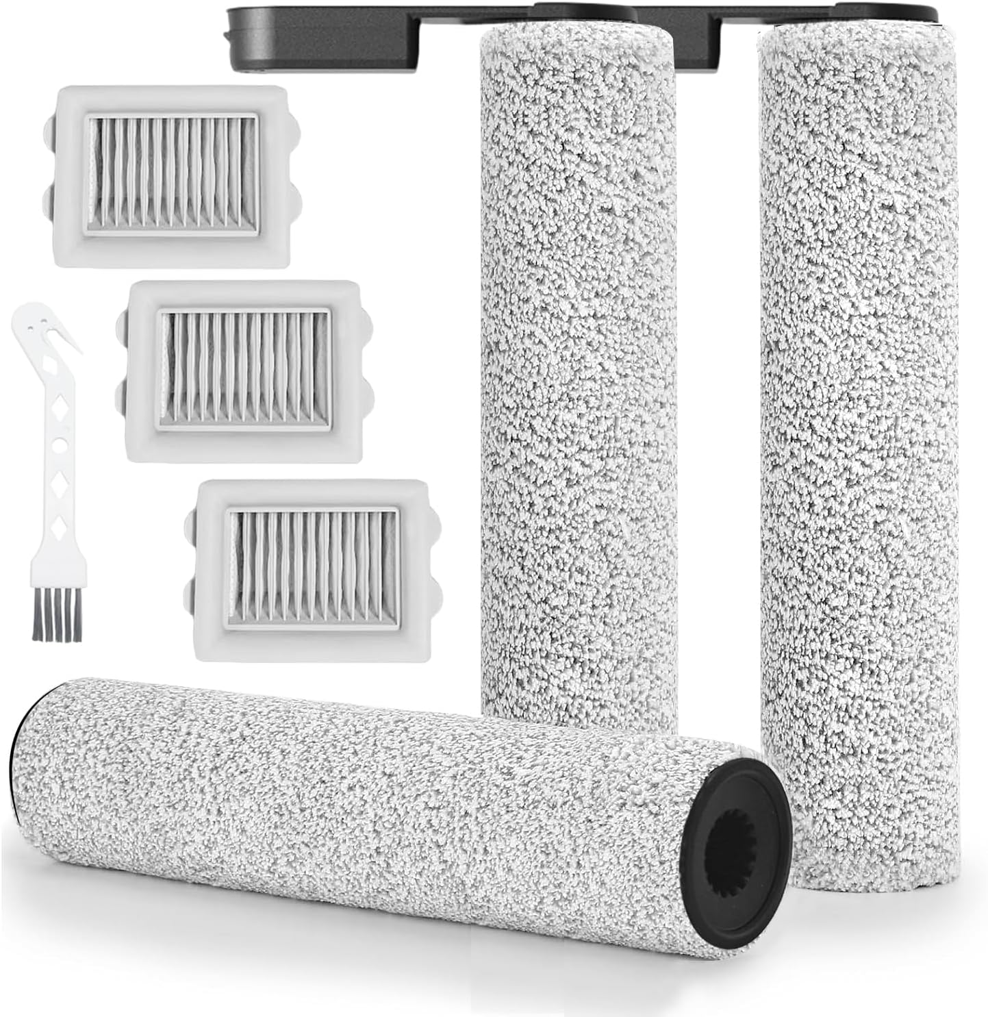 Kit di ricambio accessori compatibili con Roborock Flexi Lite Wet Dry Aspirapolvere Robot Parti 3 Spazzola a rullo principale 3 Filtro HEPA