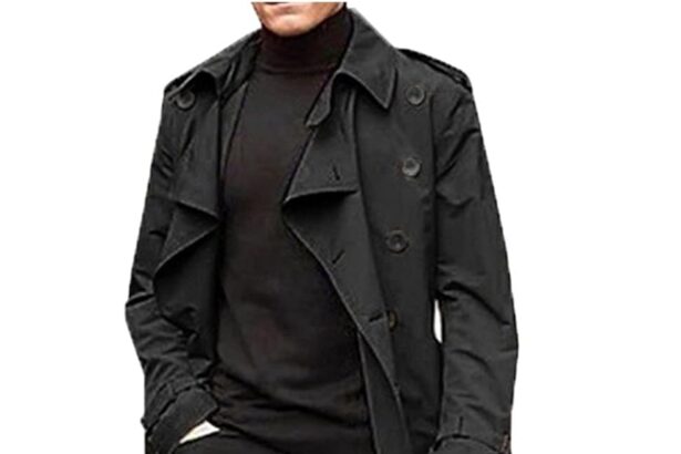 Kobilee Cappotto Uomo Invernale Impermeabile Parka Cappotto di Lana Taglie Forti Business Vintage Trench Soprabito Classico Lungo Slim Fit Doppiopetto Giacca a Vento Autunno Elegante