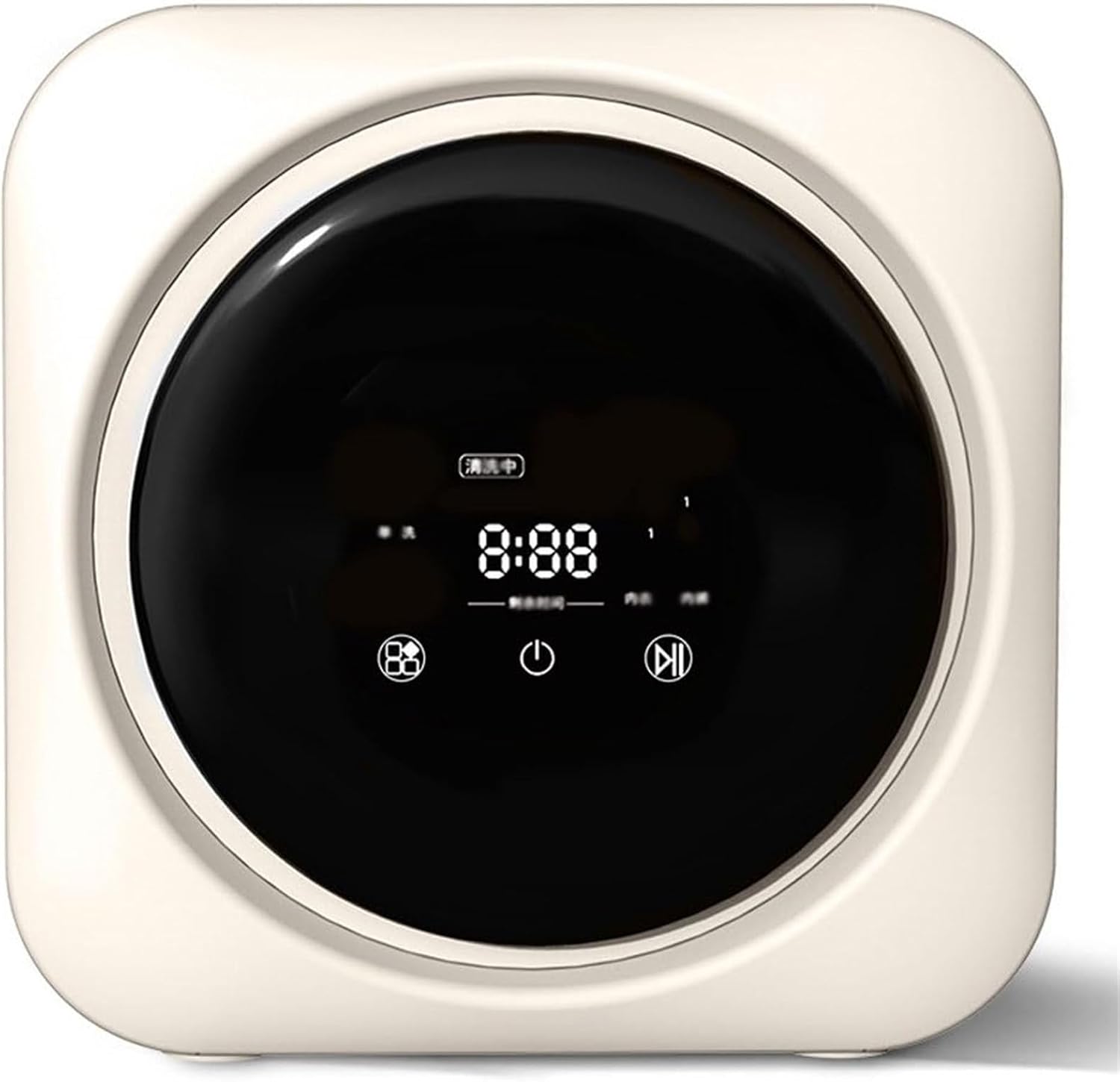 Lavatrice Portatile con Asciugatrice per biancheria intima da 3,5 l, a parete, elettrica compatta a parete, programmi di lavaggio multipli, funzionamento silenzioso, comandi touch LED.