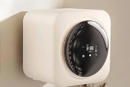 Lavatrice Portatile con Asciugatrice per biancheria intima, portatile, portatile, lavatrice, per appartamenti, cestello in acciaio inossidabile, per indumenti di piccole dimensioni