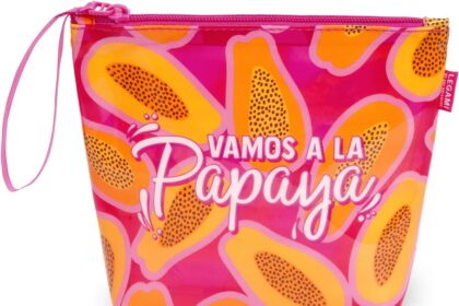 Legami - Pochette Spiaggia Donna, Borsa Mare Donna, Beach Pouch con Cerniera e Laccetto Laterale, Porta Costume e Accessori Mare, Trousse da Spiaggia Ideale per Ragazze, Donne, 20 x 16 cm