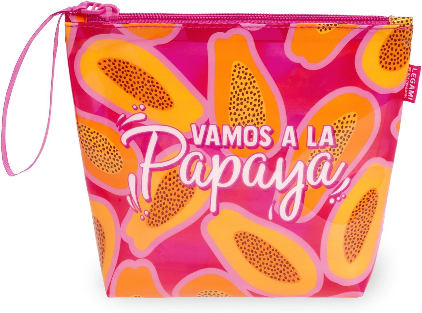 Legami - Pochette Spiaggia Donna, Borsa Mare Donna, Beach Pouch con Cerniera e Laccetto Laterale, Porta Costume e Accessori Mare, Trousse da Spiaggia Ideale per Ragazze, Donne, 20 x 16 cm