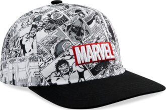 Marvel Cappello Bambino Berretto Bambino e Ragazzo Cappello con Visiera Regolabile Cappello Baseball Gadget Ufficiale Cappellini con Visiera Bambini Estate