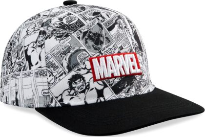 Marvel Cappello Bambino Berretto Bambino e Ragazzo Cappello con Visiera Regolabile Cappello Baseball Gadget Ufficiale Cappellini con Visiera Bambini Estate