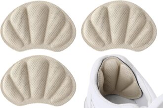 Molain 2 paia di impugnature per tallone per scarpe troppo grandi e spessi cuscini per tallone, inserti per schienale, fodere per scarpe anti blister, protezioni per tallone aggiungono volume extra
