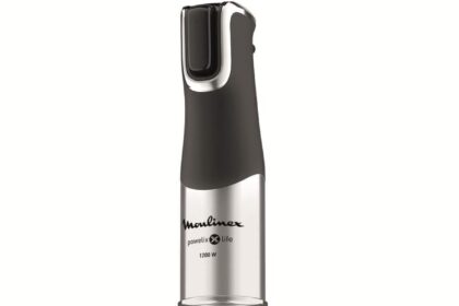 Moulinex DD95HD InfinyForce Pro Powelix Mixer a Immersione, 1200W, Mixer con Tecnologia Powelix, 4 Accessori, Bicchiere 800ml, Tritatutto 500 ml, Frusta e Schiacciapatate, Lame Rivestite in Titanio