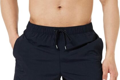 Tommy Hilfiger Pantaloncino da Bagno Uomo Medium Drawstring Lunghezza Media