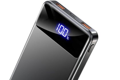Power Bank, Caricatore Portatile 12000mAh, PD Batteria Esterna per cellulare Ricarica Rapida con USB-C/A per iPhone 16 15 14, Samsung, Xiaomi, Nero