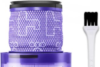 Queta Filtro per Dyson V11 SV14 V15, Ricambio Lavabile per Aspirapolvere, Spazzolino di Pulizia