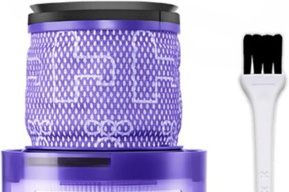 Queta Filtro per Dyson V11 SV14 V15, Ricambio Lavabile per Aspirapolvere, Spazzolino di Pulizia