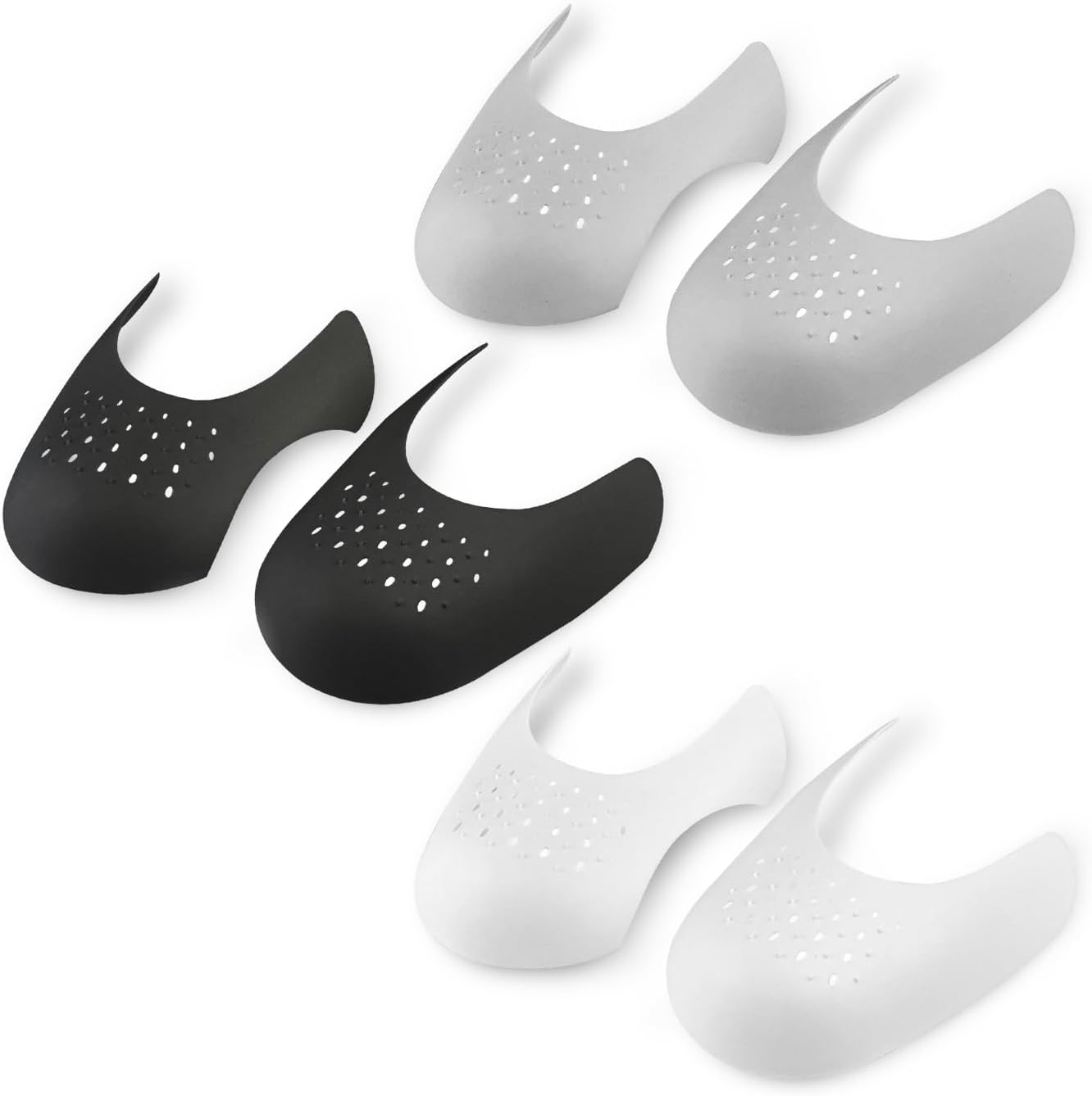 Relota 3 Paia Scudi per Scarpe Shield, Anti Rughe Protezione per sneaker, accessori per scarpe per non piegare, Sneaker Protezione Piega Rientranza Evitare Scarpeper Uomini e Donne