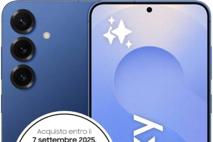 Samsung Galaxy S25+ Smartphone AI, 3 anni di Garanzia del produttore, Display 6.7'' QHD+ Dynamic AMOLED 2X, Fotocamera 50MP, RAM 12GB, 256GB, 4.900 mAh, Navy [Versione italiana]