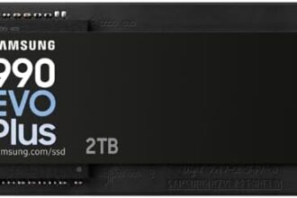 Samsung Memorie MZ-V9S2T0BW 990 EVO Plus SSD Interno da 2TB, PCIe Gen 4.0 x4 / 5.0 x2 NVMe 2.0, memoria progettata per professionisti e giocatori occasionali, compatibile con PC