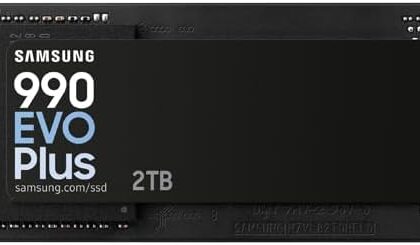 Samsung Memorie MZ-V9S2T0BW 990 EVO Plus SSD Interno da 2TB, PCIe Gen 4.0 x4 / 5.0 x2 NVMe 2.0, memoria progettata per professionisti e giocatori occasionali, compatibile con PC