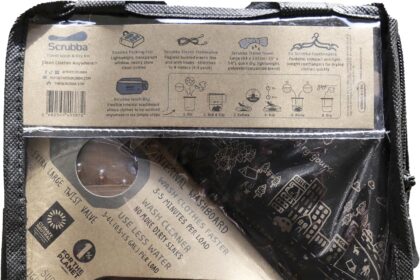 Scrubba Kit Lavatrice Portatile, Lavasciuga Bucato da Viaggio e Outdoor, Wash Bag Piccola, Leggera, Ecologica con Essenziale per Campeggio Unisex-Adult, Marrone Tattico, Regular Size