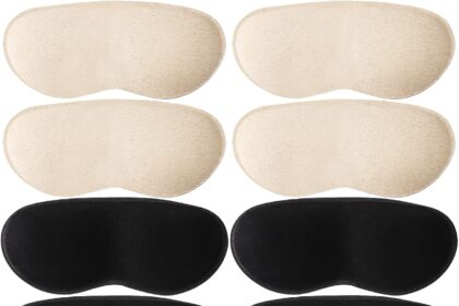 Sibba 4 paia di impugnature per il tallone aggiungono volume extra solette posteriori scarpe cuscini per scarpe sciolte, anti blister, riempitivi per scarpe troppo grandi per la cura del piede inserti
