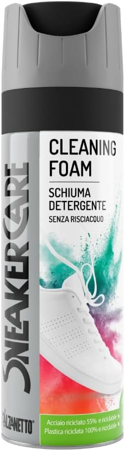 Sneaker Care Schiuma Detergente per la Pulizia di Sneakers, Bianco, 200ml