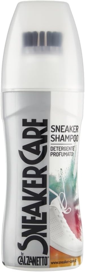 Sneakercare detergente Scarpe, Shampoo per pulire scarpe, 75 ml