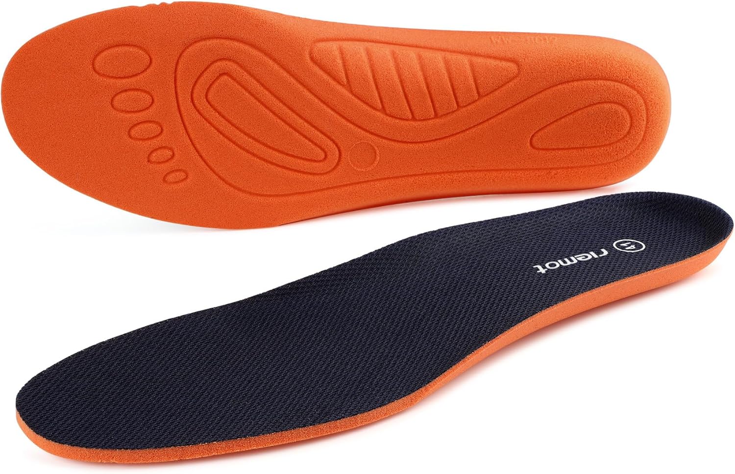 riemot Solette Scarpe Uomo Donna,Solette Sportive per Assorbimento Degli Urti e Ammortizzazione,Solette Memory Foam Supporto Arco Suole Scarpe,Inserti per Scarpe Traspirante di Ricambio,Blu,41 EU