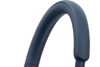 Sony WH-1000XM5 Cuffie Premium Noise Cancelling Wireless Bluetooth, chiamate nitide, audio ahi res, fino a 30 ore di autonomia, custodia rigida inclusa, compatibili con iOS e Android – Midnight Blue