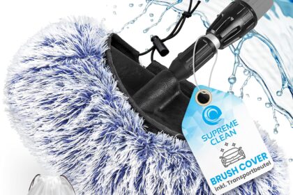 Supreme-Clean® spazzole per Il Lavaggio dell'auto, per la Cura dell'auto, per impianti di Lavaggio SB, in Microfibra Extra Morbida per Il Lavaggio dell'auto, per la Cura dei Pneumatici