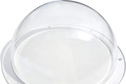 Supreme Tech Acrilico Dome/plastica Emisfero - Chiaro - 152mm Diameter, 12.7mm a Flangia con Fori predisposti