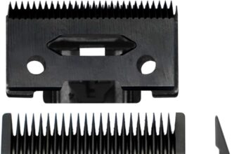 Supreme Trimmer Lama conica di ricambio per tagliacapelli | Acciaio rivestito DLC | CBT828 Nero