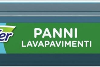 Swiffer Panni Umidi Per Scopa Lavapavimenti Con Profumo Limone x10, Per Una Pulizia Semplice e Rapida