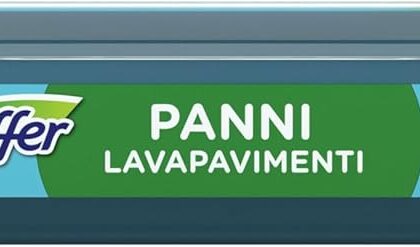 Swiffer Panni Umidi Per Scopa Lavapavimenti Con Profumo Limone x10, Per Una Pulizia Semplice e Rapida