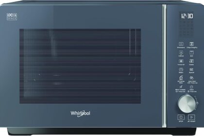Whirlpool MWF 259 SG - Microonde A Libera Installazione - Dimensioni 46,8cmx49cmx32,5cm. Microonde 25 Litri Con Potenza 800W Microonde e 1300W Grill, Grigio Ombra, Forno A Microonde Senza Piatto.