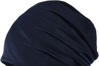 YOFASEN Berretto Slouchy - Cappello in Cotone Chemio Cancro Cappuccio per Dormire Cappuccio Turbante Copricapo Elastico Musulmano per Donna Uomo
