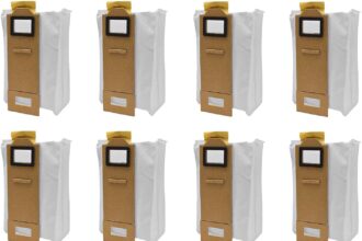 12 Pièces Ensemble per Roborock S7 Ricambi, Sacchetto per Aspirapolvere, Sacchetti Filtro, Kit di Accessori di Ricambio per Roborock S7/T7S/ T7 (1)