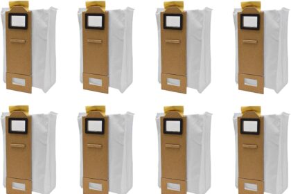 12 Pièces Ensemble per Roborock S7 Ricambi, Sacchetto per Aspirapolvere, Sacchetti Filtro, Kit di Accessori di Ricambio per Roborock S7/T7S/ T7 (1)
