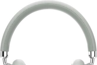 AUDALA P5 Cuffie Gaming Bluetooth 5.3 Wireless, Headphones Con Filo Con Microfono Over Ear Leggeri Regolabili Senza Fili,TF,Per Sport/Running/Palestra/Viaggi,Per iPhone/Android/Samsung/TV/PC (Argento)