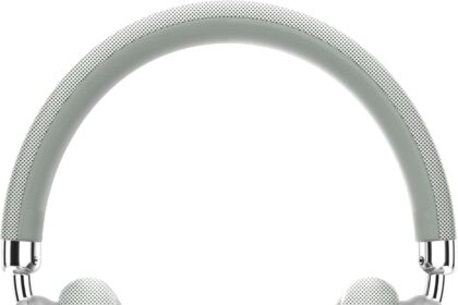 AUDALA P5 Cuffie Gaming Bluetooth 5.3 Wireless, Headphones Con Filo Con Microfono Over Ear Leggeri Regolabili Senza Fili,TF,Per Sport/Running/Palestra/Viaggi,Per iPhone/Android/Samsung/TV/PC (Argento)