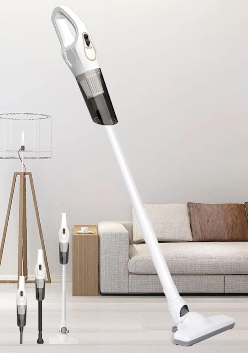 Aspirapolvere Senza Fili Potente 12kPa, Scopa Elettrica Autonomia 30 Minuti, Tecnologia ciclonica, Senza Sacco, Multi Accessori, Filtro Spazzola Elettrica per Pavimenti duri e Peli Animali