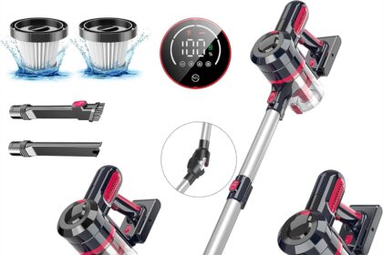 bestyks Aspirateur sans Aspirapolvere Senza Fili Aspirapolvere Senza Fili Potente 30000Pa Aspirapolvere Senza Fili