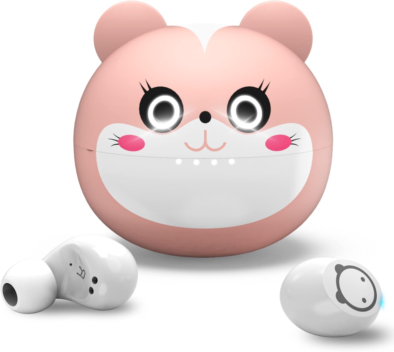Auricolari wireless per bambini, Cuffie Bluetooth Bambina Audio ad Hi-Res,Auricolari in-ear con Cancellazione Attiva del Rumore,2 Microfoni per Chiamate, Bluetooth 5.1, 32 ore