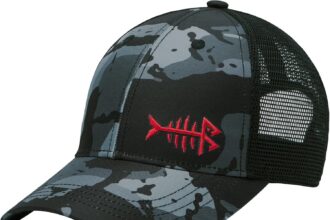 Bassdash altimate Cappello da Pesca in Rete con Retro per Uomo Donna Berretto da Baseball Regolabile