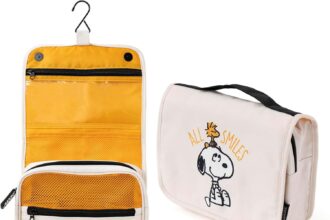 Grupo Erik: Beauty Case da Viaggio, Necessaire da appendere con gancio girevole, 100% impermeabile, Astuccio da viaggio, Borsa da toilette da viaggio