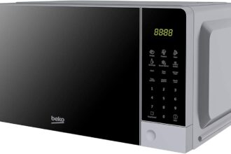 Beko MOC201103S - Forno a Microonde, Digitale, 20 L, 700 W, Argento, ‎45,2 x 32,5 x 26,2 cm