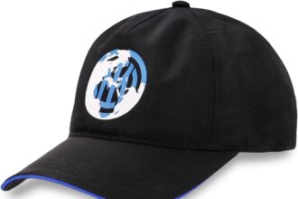 Inter Cappellino da Baseball, Collezione Rain, Design per Tifosi nerazzurri Accessorio Ufficiale e Resistente, Prodotto Ufficial