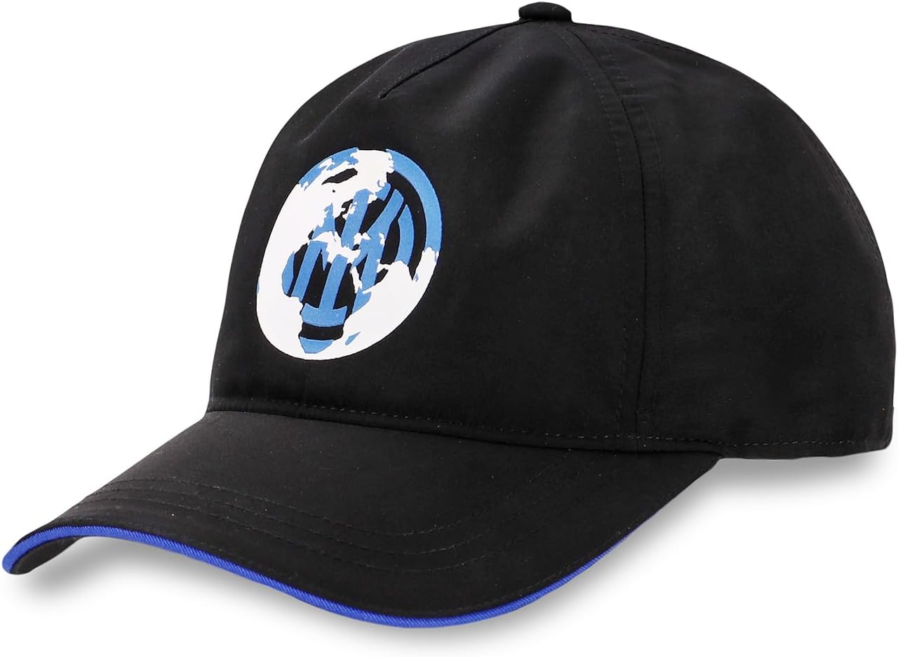 Inter Cappellino da Baseball, Collezione Rain, Design per Tifosi nerazzurri Accessorio Ufficiale e Resistente, Prodotto Ufficial