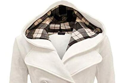 YMING Donne Collare Sintetico Cappotto Inverno Manica Lunga Outwear Elegante Cappotto Lungo Doppio Petto Cintura Misto Lana Cappotto Casual