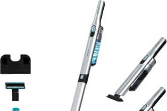 Cecotec Aspirapolvere Scopa Elettrica Senza Fili Ultraleggero Scoba 2100 Jalisco, Potenza di 210W E 20Kpa, Motore Brusless Digitale, Autonomia 40 Min, Tubo e Spazzola Jalisco Motorizzati, 2 Accessori